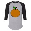 Unisex Three-Quarter Raglan Sleeve Baseball Jersey T-Shirt Thumbnail