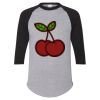 Unisex Three-Quarter Raglan Sleeve Baseball Jersey T-Shirt Thumbnail