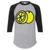 Unisex Three-Quarter Raglan Sleeve Baseball Jersey T-Shirt Thumbnail