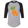 Unisex Three-Quarter Raglan Sleeve Baseball Jersey T-Shirt Thumbnail