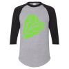 Unisex Three-Quarter Raglan Sleeve Baseball Jersey T-Shirt Thumbnail