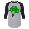 Unisex Three-Quarter Raglan Sleeve Baseball Jersey T-Shirt Thumbnail