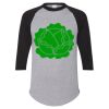 Unisex Three-Quarter Raglan Sleeve Baseball Jersey T-Shirt Thumbnail