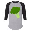 Unisex Three-Quarter Raglan Sleeve Baseball Jersey T-Shirt Thumbnail