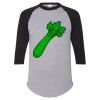 Unisex Three-Quarter Raglan Sleeve Baseball Jersey T-Shirt Thumbnail