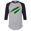 Unisex Three-Quarter Raglan Sleeve Baseball Jersey T-Shirt Thumbnail
