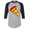 Unisex Three-Quarter Raglan Sleeve Baseball Jersey T-Shirt Thumbnail