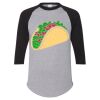 Unisex Three-Quarter Raglan Sleeve Baseball Jersey T-Shirt Thumbnail