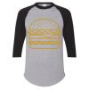 Unisex Three-Quarter Raglan Sleeve Baseball Jersey T-Shirt Thumbnail