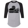 Unisex Three-Quarter Raglan Sleeve Baseball Jersey T-Shirt Thumbnail