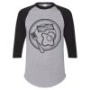 Unisex Three-Quarter Raglan Sleeve Baseball Jersey T-Shirt Thumbnail
