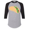Unisex Three-Quarter Raglan Sleeve Baseball Jersey T-Shirt Thumbnail