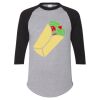 Unisex Three-Quarter Raglan Sleeve Baseball Jersey T-Shirt Thumbnail