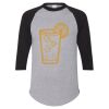 Unisex Three-Quarter Raglan Sleeve Baseball Jersey T-Shirt Thumbnail