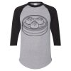 Unisex Three-Quarter Raglan Sleeve Baseball Jersey T-Shirt Thumbnail
