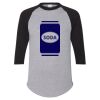Unisex Three-Quarter Raglan Sleeve Baseball Jersey T-Shirt Thumbnail