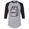 Unisex Three-Quarter Raglan Sleeve Baseball Jersey T-Shirt Thumbnail