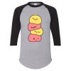 Unisex Three-Quarter Raglan Sleeve Baseball Jersey T-Shirt Thumbnail