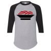 Unisex Three-Quarter Raglan Sleeve Baseball Jersey T-Shirt Thumbnail