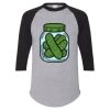 Unisex Three-Quarter Raglan Sleeve Baseball Jersey T-Shirt Thumbnail