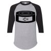Unisex Three-Quarter Raglan Sleeve Baseball Jersey T-Shirt Thumbnail