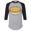 Unisex Three-Quarter Raglan Sleeve Baseball Jersey T-Shirt Thumbnail