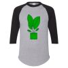 Unisex Three-Quarter Raglan Sleeve Baseball Jersey T-Shirt Thumbnail