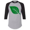 Unisex Three-Quarter Raglan Sleeve Baseball Jersey T-Shirt Thumbnail