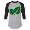 Unisex Three-Quarter Raglan Sleeve Baseball Jersey T-Shirt Thumbnail
