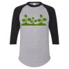 Unisex Three-Quarter Raglan Sleeve Baseball Jersey T-Shirt Thumbnail