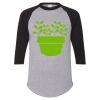 Unisex Three-Quarter Raglan Sleeve Baseball Jersey T-Shirt Thumbnail