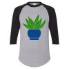 Unisex Three-Quarter Raglan Sleeve Baseball Jersey T-Shirt Thumbnail