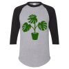 Unisex Three-Quarter Raglan Sleeve Baseball Jersey T-Shirt Thumbnail
