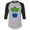Unisex Three-Quarter Raglan Sleeve Baseball Jersey T-Shirt Thumbnail