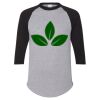 Unisex Three-Quarter Raglan Sleeve Baseball Jersey T-Shirt Thumbnail