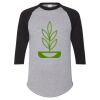 Unisex Three-Quarter Raglan Sleeve Baseball Jersey T-Shirt Thumbnail