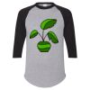 Unisex Three-Quarter Raglan Sleeve Baseball Jersey T-Shirt Thumbnail