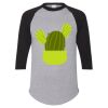 Unisex Three-Quarter Raglan Sleeve Baseball Jersey T-Shirt Thumbnail