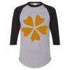 Unisex Three-Quarter Raglan Sleeve Baseball Jersey T-Shirt Thumbnail