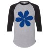 Unisex Three-Quarter Raglan Sleeve Baseball Jersey T-Shirt Thumbnail