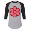 Unisex Three-Quarter Raglan Sleeve Baseball Jersey T-Shirt Thumbnail