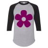 Unisex Three-Quarter Raglan Sleeve Baseball Jersey T-Shirt Thumbnail