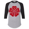Unisex Three-Quarter Raglan Sleeve Baseball Jersey T-Shirt Thumbnail