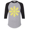 Unisex Three-Quarter Raglan Sleeve Baseball Jersey T-Shirt Thumbnail