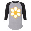 Unisex Three-Quarter Raglan Sleeve Baseball Jersey T-Shirt Thumbnail