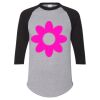 Unisex Three-Quarter Raglan Sleeve Baseball Jersey T-Shirt Thumbnail