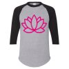 Unisex Three-Quarter Raglan Sleeve Baseball Jersey T-Shirt Thumbnail
