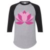 Unisex Three-Quarter Raglan Sleeve Baseball Jersey T-Shirt Thumbnail