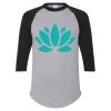 Unisex Three-Quarter Raglan Sleeve Baseball Jersey T-Shirt Thumbnail