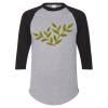 Unisex Three-Quarter Raglan Sleeve Baseball Jersey T-Shirt Thumbnail